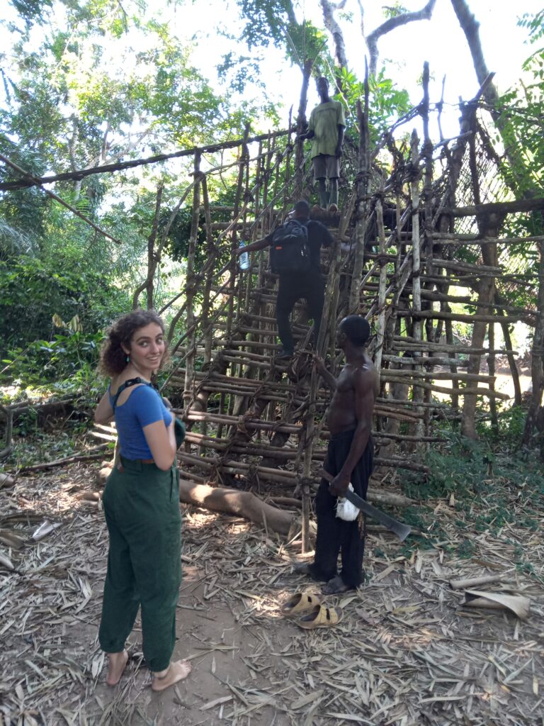 Field visit to better apprehend and understand the causes of the defrorestation with the representqtive of the EuropeanUnion for the FORESTS pro